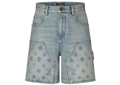 louis vuitton shorts men|louis vuitton jean shorts men.